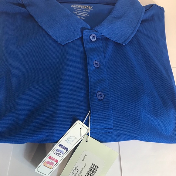 Shirt for men’s tall color true royal size 4XLT - Picture 7 of 8